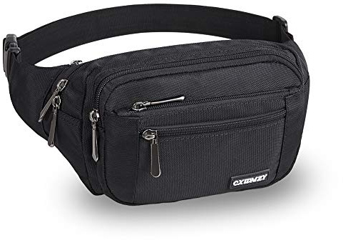 CXWMZY Fanny Packs For Women & Men Waist Pack Hip Bum Bag with Multi-Pockets Large Capacity Waterproof Casual Bum Bag for Disney Traveling Casual Cycling Running Hiking