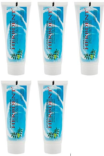 Herbdent Ayurvedische Zahncreme Calcium Ohne Fluorid 5 x 80 ml