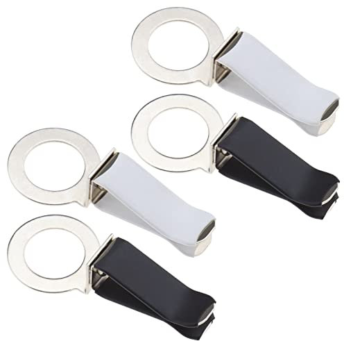 eMagTech 4 Pcs Car Perfume Clips Metal Car Air Diffuser Clip Car Accessories Car Vent Clips Air Freshener Clips 360 Rotating Clips