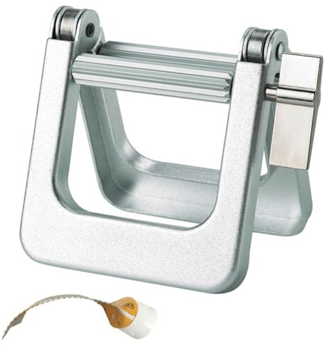 UDQYQ Metall Tubenausdrücker Tubenquetscher für Alle Tube Aluminium Zahnpaste Tubenpresser Plus mit langer Größe 8 cm für Künstler, Friseursalon, Maler (Silber)