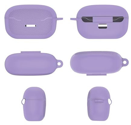 GIOPUEY Hülle Kompatibel mit JBL Endurance Race, Silikon Stoßfeste Schutzhülle, Ultradünn Case Cover, Kein Geruch, Hülle Silikon - Purple