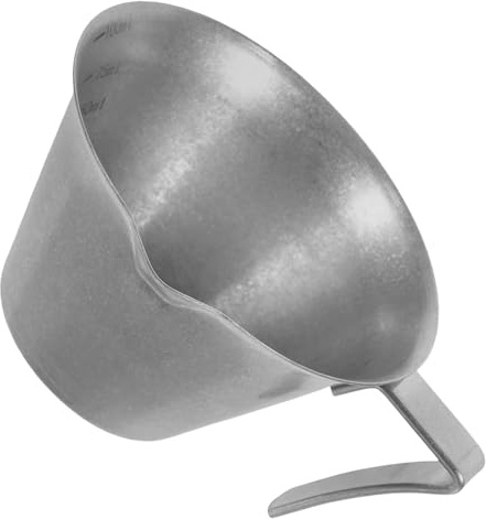 BESTonZON Tazza Da Caffè Espresso in Acciaio Inossidabile Misurino Per Caffè Con Design Scala Contenitore Con Bilancia Per Casa e Ufficio
