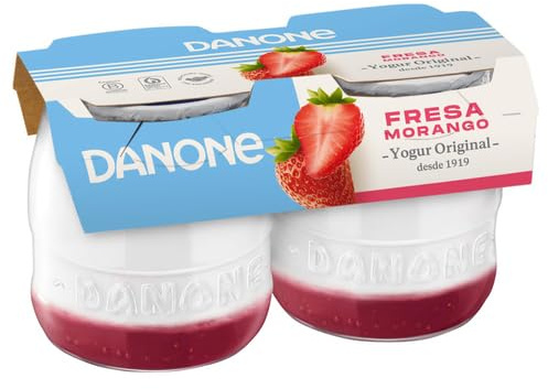 DANONE YOGUR Y POSTRE ORIGINAL VIDREO 2X130g. (PACK 6 Und.) (CON FRESA)