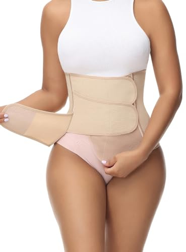 SHAPSHE Waist Trainer for Women Postpartum Recovery Wrap Waist Cincher Corset Shapewear Belly Band