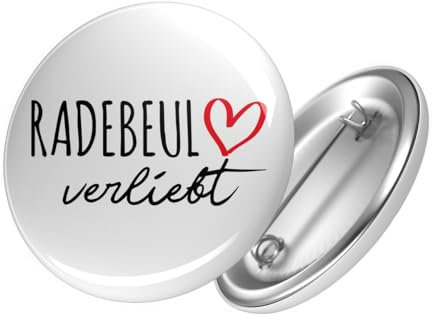 Huuraa Button Radebeul verliebt Geschenk