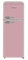 Akai Frigorifero Doppia Porta con Congelatore Retro' 244LT Class F Rosa Vintage Libera Installazione CLASS280KPK