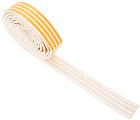 BUBTPKPJH Door Draft Excluder,Under Door Draft Stopper Bottom of Door Tape Shower Door Seal Strip Twin Under Door Sweeps Self-Adhesive Propylene Rubber(White)