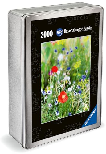 Ravensburger Fotopuzzle 2000 Teile mit eigenem Bild Metallbox Hochformat S | 2000 Teile, Zum Selbstgestalten, Personalisierte Fotogeschenke, Für Kinder und Erwachsene