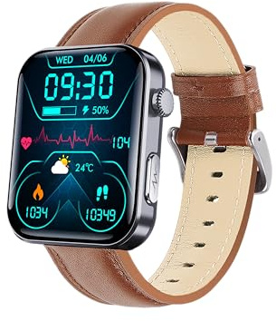 Health Smart Management Watch F300 2,10 tum HD-skärm, EKG, BMI, HRV, sömnövervakning, smart klocka med SOS-klickfunktion
