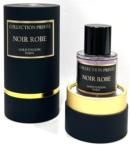 Parfum NOIR ROBE Collection Privée Nouvelle Edition (Gold Edition), Idée Cadeau, un parfum longue durée et unisexe de 50 ml, fabriqué en France (NOIR ROBE)