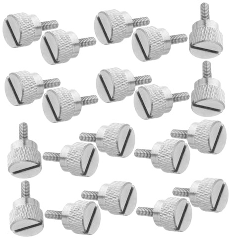 AKOOSY 20 Pezzi Viti per Piedino Pressore in Acciaio Resistente Viti per Morsetto Ago Compatibili con Macchine da Cucire Industriali e Domestiche Sostituzione Rapida e Adattamento