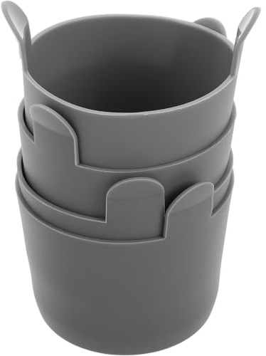 Mikikit Moldes de Silicona para Huevos 4 Piezas para Freidora de Aire, Aptos para Horno y Lavavajillas, Flexibles y Antiadherentes, Ideales para Cocinar y Escalfar Huevos en Cocina