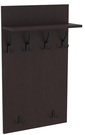 AKKE Garderobenpaneel, Wandgarderobe, PVC Maxi, Wenge, 100cm x 60 cm
