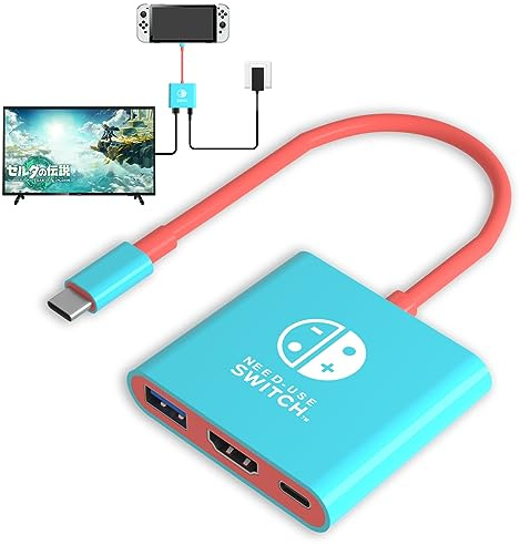 Docking station portatile compatibile con Switch - Adattatore HDMI 2.0