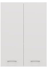 VBChome Waschmaschinenschrank 64 x 30 x 90 cm Weiß Matt 2 Türen mit Hängeschrank Badschrank Wandschrank über der Waschmaschine Badezimmer Praktisch Waschmaschinenüberbau Weiß Matt