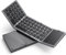 Foldable Bluetooth Keyboard, Portable Wireless Keyboard with touchpad, Mini bluetooth keyboard Compatible with iOS Android Windows, Rechargeable Folding Keyboard for PC Tablet phone ipad (Black)
