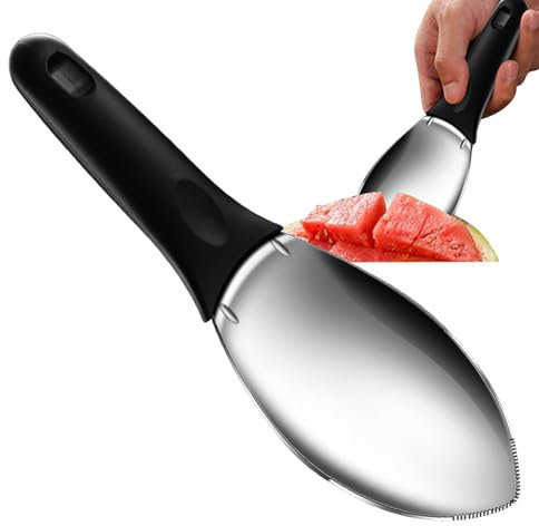 Zuasdvnk Mango-Entkerner und Schäler, Drachenfrucht-Zubereitungswerkzeug, Ergonomisches handliches Mango-Werkzeug, Effizienter Mango-Entkerner, rostfreier Obst- und Gemüseentkerner für Avocado