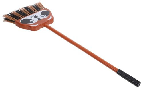 Creative Plastic Raccoon Childrens Broom for Boys and Students