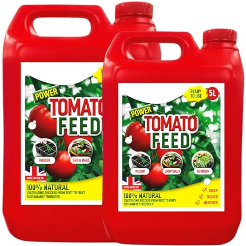 5L Nutrient Packed Ready To Use Natural Healthy Tomato Plant Feed Great For Peppers & Tomatoes (1 x 5 Litres)