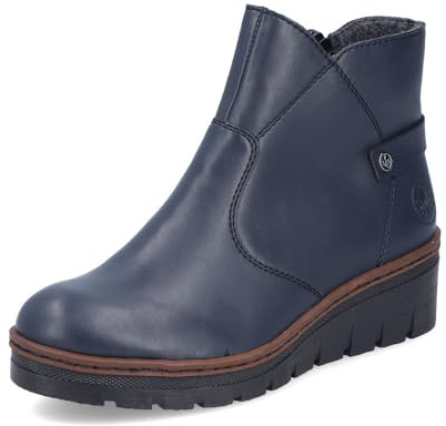 Rieker Bottines classiques pour femme X9164, Bleu 14., 41 EU
