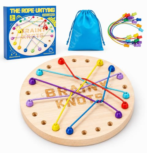 ZUNIPLEX Brainy Knots Rope Juego de Mesa Nudos Inteligentes
