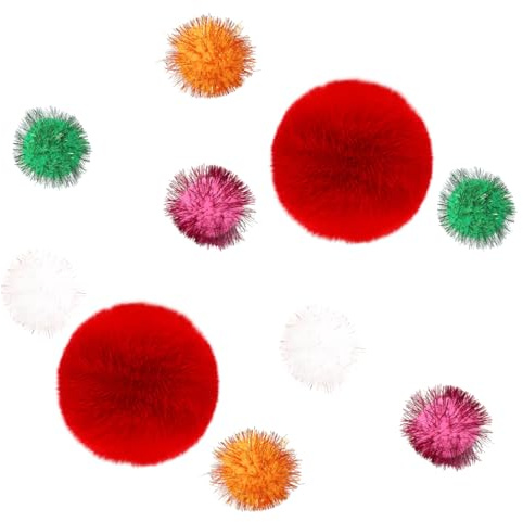 Niedliche Schuhanhänger für Damen, Pompon-Schuh-Clips, abnehmbare Sneaker-Charms, DIY-Sandalen-Clips, Zubehör für Party, Rot, 18 Stück