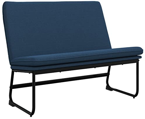 Kaorsrow Panca ad angolo in tessuto, 100 x 75 x 76 cm, design moderno, con seduta profonda e struttura in metallo, per soggiorno, corridoio, camera da letto