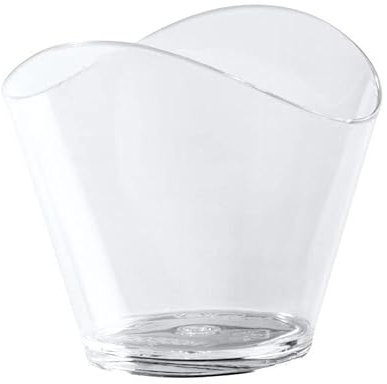 Martellato 100 pièces Wave Tasse, 200 ML, Transparent