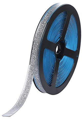 DLRSET Zugluftstopper Wetter Stripping, 6m / Rolle Selbstklebende wasserdichte Band, Keramik-Fliese Mildewproof Gap Band Schönheit Seam Sticki Band, Wohnkultur 3sizes (Color : Silver, Size : 6M)