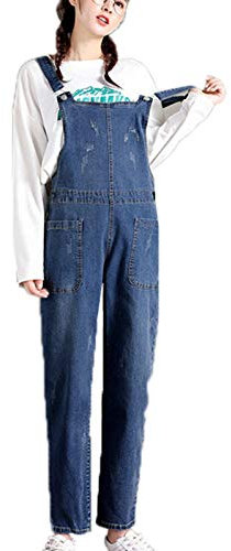 babao Salopette Premaman Tute Donna Incinta Denim Salopette Jeans Tute