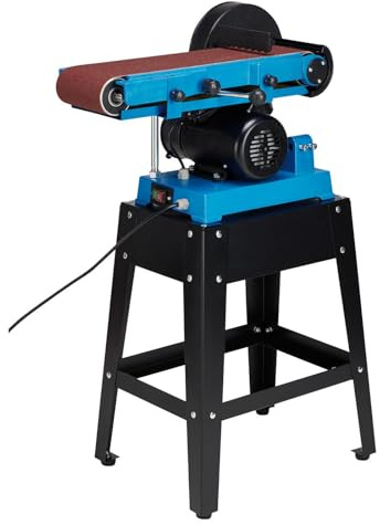Draper 98423 Belt and Disc Sander with Tool Stand, 750W, 230V, Blue and Black, One Size