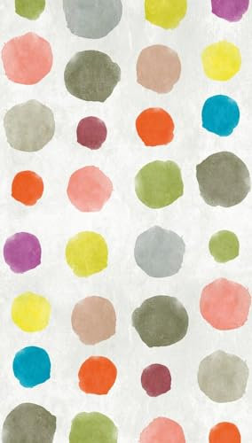 Livingwalls Carta da parati colorata a pois rosa, 382941, per cameretta dei bambini, in tessuto non tessuto, 1,59 x 2,80 m, Made in Germany