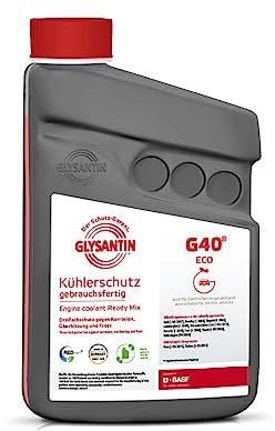 Glysantin G40 Kühlerschutzmittel Ready-Mix, ECO BMB 100, gebrauchsfertig, silikatfrei, pink, 1 Liter