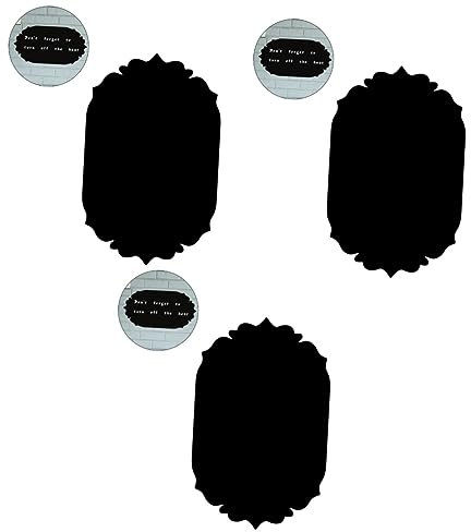 STOBOK 3pcs Chalkboard Labels for Jars Blackboard Sticker Stickers for Mason Jars Kitchen Pantry Use