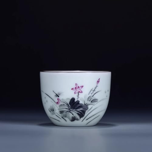 Juego de tazas de té de cerámica hechas a mano de 6,2 cm, juego de té de Kung Fu para ceremonia de té, tazas individuales