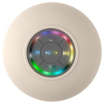Phyachelo Mini Altavoz Bluetooth Impermeable BañO Audio InaláMbrico Ducha Altavoces RGB Luz Bluetooth Ventosa Altavoz,
