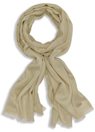 DKNY Women's Accessories Scarf, Eggshell, One Size