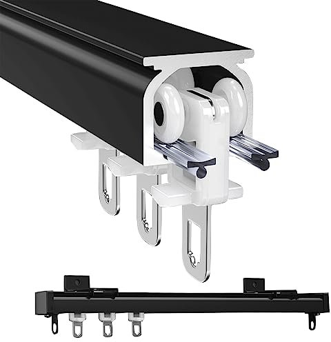 C Mounted Sliding C Ra Strong Aluminum Wall C Tracks for Heavy Curtains 50 600 cm Length Options