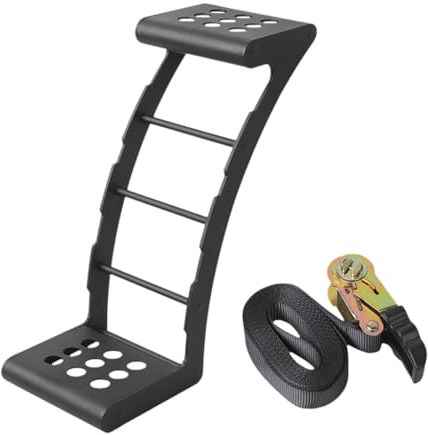 BaotyJie Échelle d'accès au Porte-Bagages pour Roue de Secours, pour pneus de 24 à 35 Pouces, Installation Facile