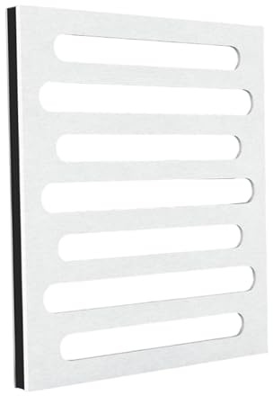 Milageto Akustisches Wandpaneel, Schallschutzpaneel, hitzebeständige Dekoration, wasserdichter Schallabsorber, Geräuschreduzierung für Wohnzimmer