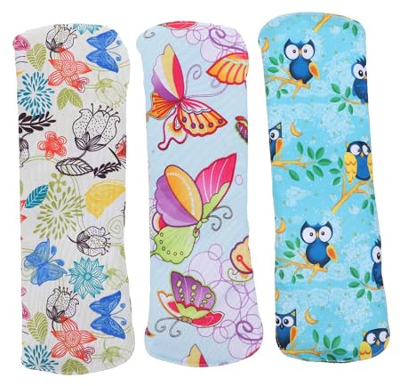 Beavorty Lot De 3 Serviettes Hygiéniques Lavables Réutilisables En Bambou m Taille Moyenne Absorptions Rapides Écologiques Confortables Pour Menstruations Protections Féminines