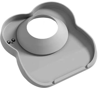 HAJHI Silicone Sink Splash Guard Stain-Anti Fast Drainage Kitchen Sink Faucet Mat Protective Universal Faucet Draining Mat for Washbasins(Grey)