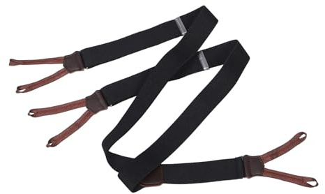 Kisangel Bretelle Elastiche per Pantaloni da Hockey su Ghiaccio Bretelle Sportive Antiscivolo Retro a Y Accessorio Protettivo per Portieri Adulti e Ragazzi Cinghie Regolabili per