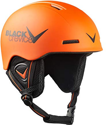 Black Crevice Kinder Skihelm Stubai, BCR143819 (Orange/Schwarz, 52-54 cm)
