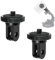Set de 2 Adaptadores de Montaje para Trípode con Rosca de 1/4 Pulgada,Compatible con Cámaras de Acción Sony Sjcam Sj4000,Accesorio Resistente y Versátil para Trípodes