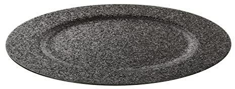 KASANOVA Sottopiatto Natalizio Nero Glitter, 33 cm Nero Tavola