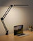 WAFTING Lampe LED - 3 modes de couleur, 10 niveaux de luminosité, bras rotatif réglable, protection des yeux, noir, adapté à la maison, au bureau ou à l’étude