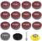 Labmilon Papier a Poncer Rond, Disque Poncage Perceuse, Disque Abrasif, Ponçage Carrosserie Voiture, Disques Abrasifs (10X P80/100/120/150/240/320/400/600/800/1000/1200/2000/3000, Sans Trous)
