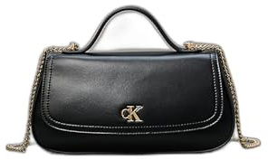 Calvin Klein Borsa a Spalla Donna Top Handle Nero LV04F3282G Taglia Unica