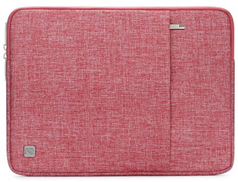NIDOO 15,6 Zoll Wasserdicht Laptop Sleeve Hülle Schutzhülle Tasche für 15,6 ThinkPad E15 Gen 2 4 / Legion 5 Gen 6/16 Legion 7 7i Gen 6/16 Swift 3/16 ThinkPad T16 / 16 Yoga Slim 7 Pro, Rot